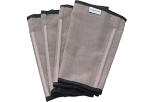 CareMaster Fine Mesh Fly Boots Loose Fitting & Non-Slip Horse Fly Leggings No More Horsefly Nuisance Greatly Reduce Stomping Breathable with Natural Air Flow (Set of 4)