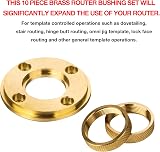 KATSU Brass Router Guide Bushing Set 10 Pcs Case Metric Size Kit view 6