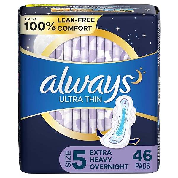 ALWAYS ULTRA THIN SIZE 5 EXTRA HEAVY OVERNIGHT...