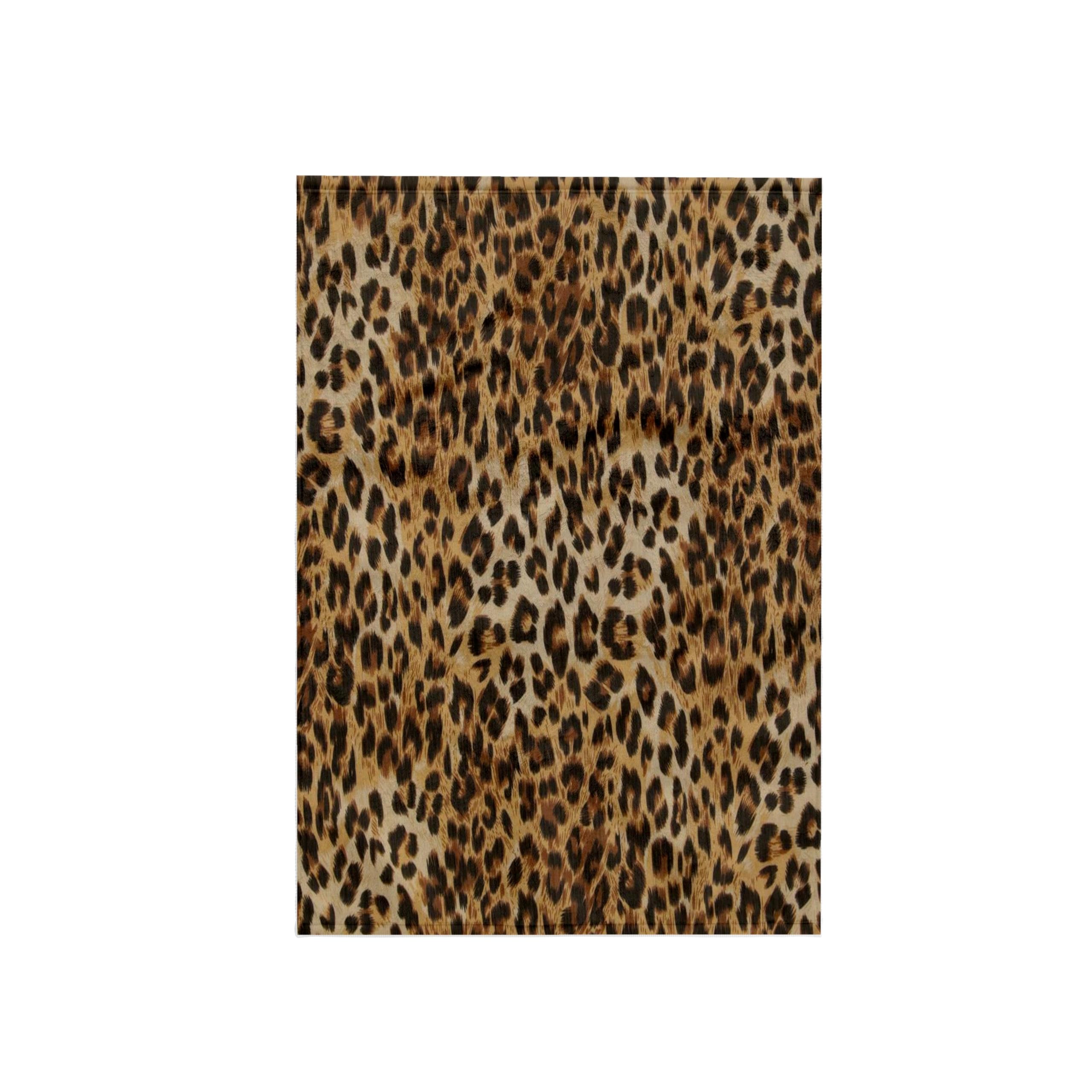 3dRose "Cheetah Print Towel, White, 15 x 22-Inch