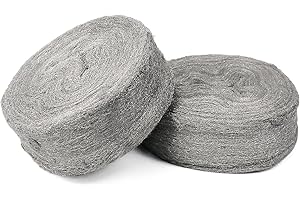STORYSTORE Stainless Steel Wool, 60FT Steel Wool Fill Fabric Roll, Gap Blocker Coarse Wire Hardware Cloth DIY Kit for Holes, Wall, Garden, Kitchen, Pipeline in Garage