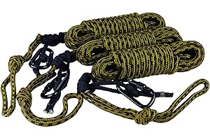 Hunter Safety System Non-Reflective Lifeline for Tree-Stand Hunting Safety Harness