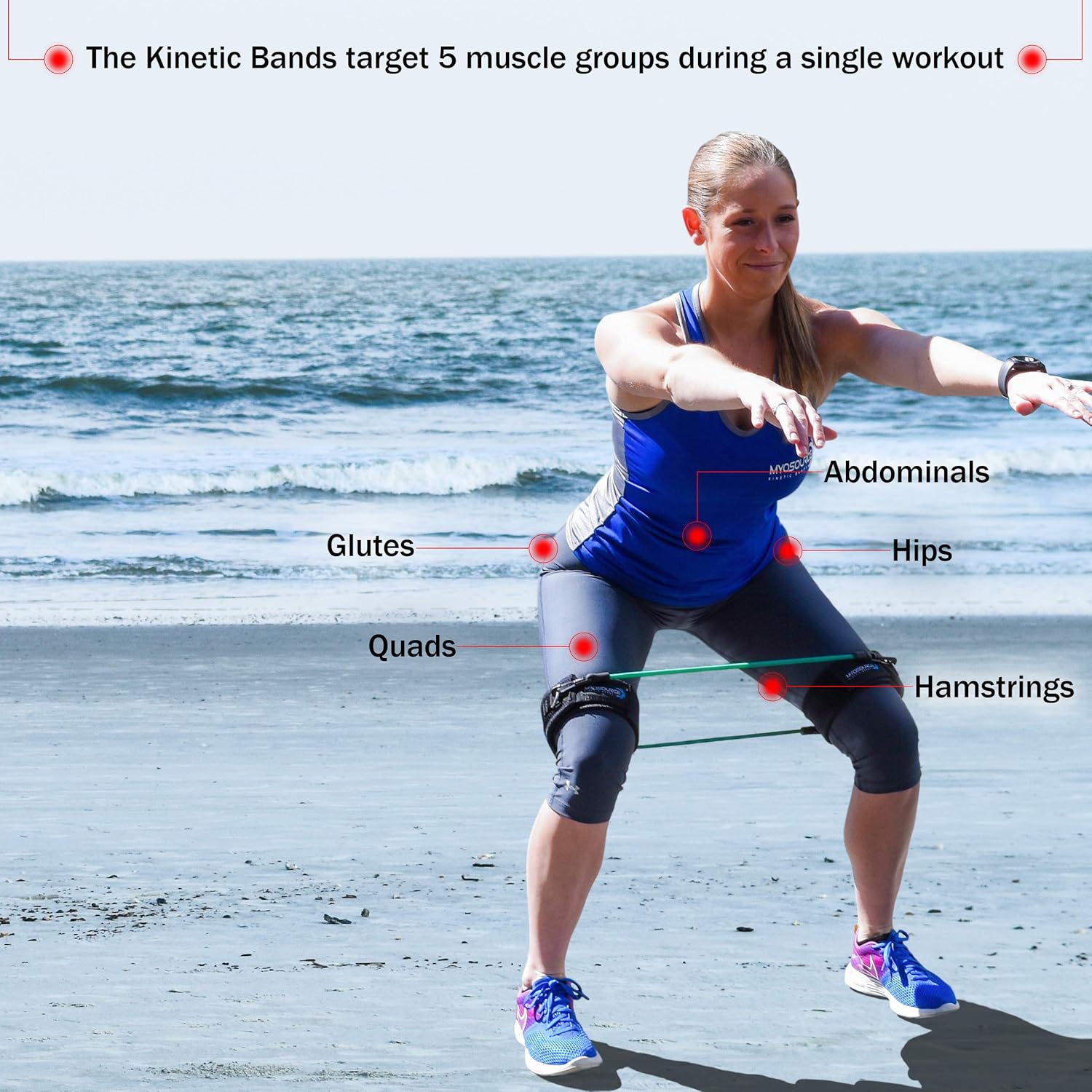 Kinetic Bands | Speed Leg Resistance Bands with Speed and Agility Digital Training Program, Workout Guides, Athletic Stretching Strap | Choose from 3 Levels (Level 3 – Advanced Athletes): Sports & Outdoors