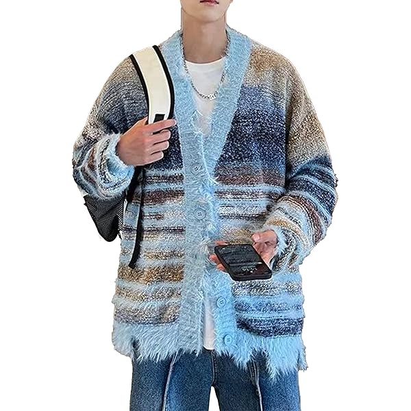 トップス FEATHER YARN LOOSE CARDIGAN FASHION Store Women's Feather Yarn Short Sweater Jacket