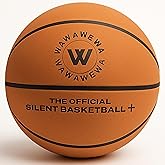 WAWAWEWA The Official Silent Basketball Size 7 (29.5") – Indoor Basketball for Quiet Dribbling – Grooved Airless Indoor Training PU Foam Basket Ball – Real Feel Silent Play for All Ages
