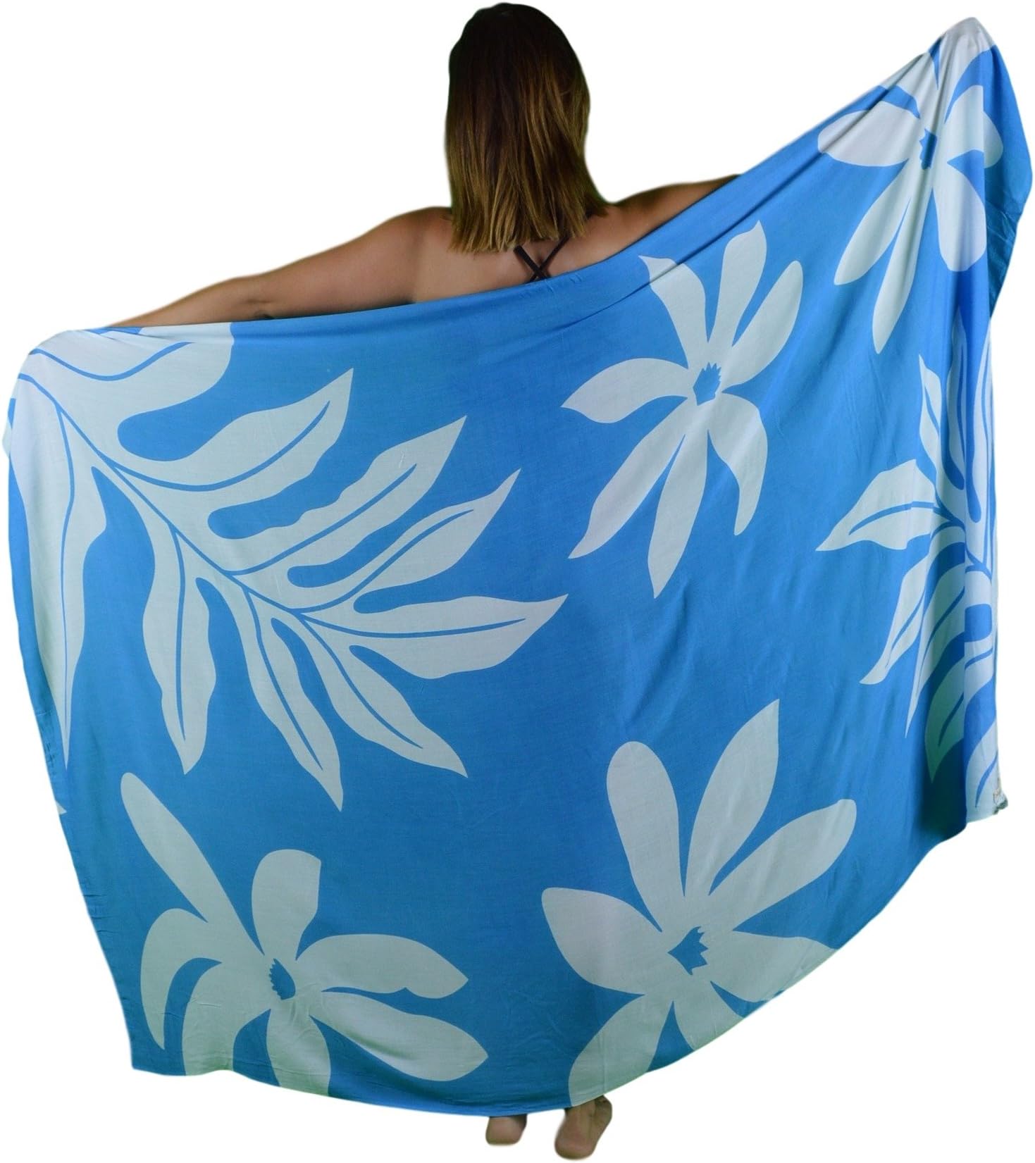 Island Style - Full-Sized Sarong - Tiare & Lauae