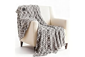 WATO FT Heated Blanket Electric Throw Blanket with Built-in Button Controller 50"x60" One-Touch Ultra Cozy Soft Warm Heating Electric Blanket with 4 Heat Levels & 4 Hours Auto-Off Overheat Protection