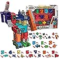 Number Robots Transforming Action Figures - 10 Numbers and Math Signs - Learning Robot Transforming Vehicle Toys, Number Bots Gift for Kids Educational Learning Toys - Transbot Digitech S