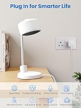 Eightree Smart Plug with Alexa Google Home Energy Monitoring 2.4G Wi Fi Plug view 2