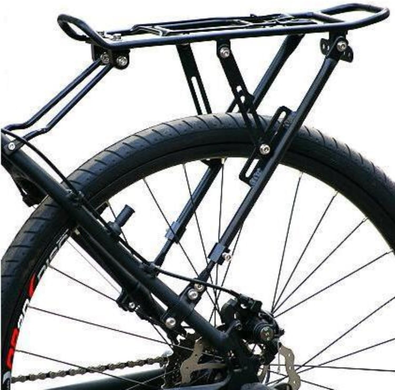 hybike Mountain Road Bike Bicycle Rear Rack Carrier Pannier for Disc Brake Mount