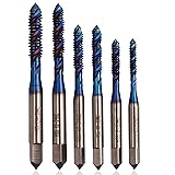 Yakamoz Spiral Flute Tap Set - 6Pcs SAE Tap Set