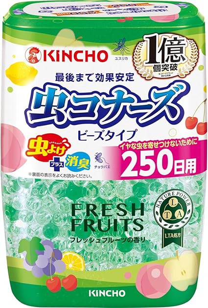 Amazon 虫コナーズ ビーズタイプ 250日 フレッシュフルーツの香り 殺鼠 殺虫剤 通販