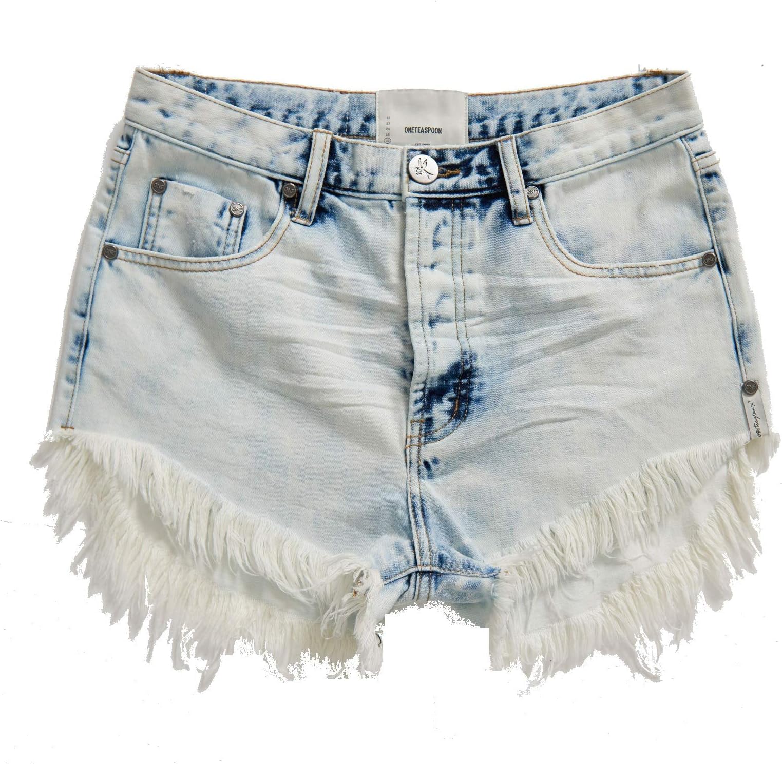 One Teaspoon Outlaws Denim Shorts - Classic