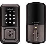 Kwikset 99390-002 Halo Wi-Fi Smart Lock Keyless Entry Electronic Touchscreen Deadbolt Featuring SmartKey Security, Venetian B