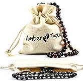 Baltic Amber Necklace (13 Inches) - Certified Authentic Baltic Amber (Black)