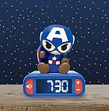 LEXIBOOK Avengers Nightlight Alarm Clock RL800AV1 with 6 sounds view 2