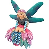 Katrina The Garden Fairy - a Miniature Fairy Statue for Your Fairy Garden and Miniature Figurines by GlitZGlam