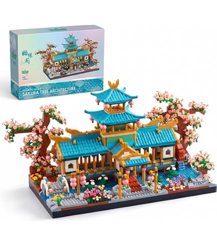Amazon.com: JXRLMB Chinese Classical Suzhou Gardens Micro Building