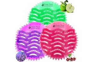 18 Pack Urinal Screen Deodorizer Mats,Long Bristle Anti-Splash Anti-Clogging Urinal Cake Lasting Odor Freshener Urinal Deodor