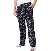 Marvel Mens' Loki TV Series Logo Icon Tossed Print Sleep Pajama Pants