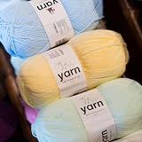 Korbond Baby Mint Green Yarn 2 x 100g Acrylic Knitting Crochet 200g 580m view 5