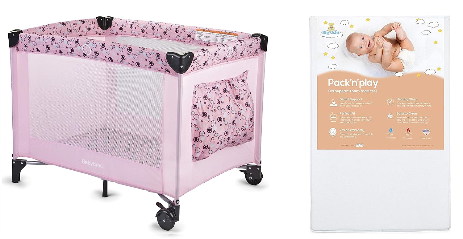 baby playpen with mattress