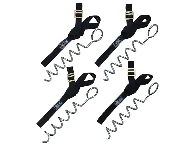 Zero Gravity Trampolin Tie Down Anchor Kit erhältlich in 2 Styles, schwere, Starke und verzinkt