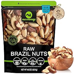 Nut Cravings - Raw Brazil Nuts, Unsalted, No
