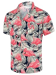 Hawaiian Shirts for Men Casual Beach Summer Shirt