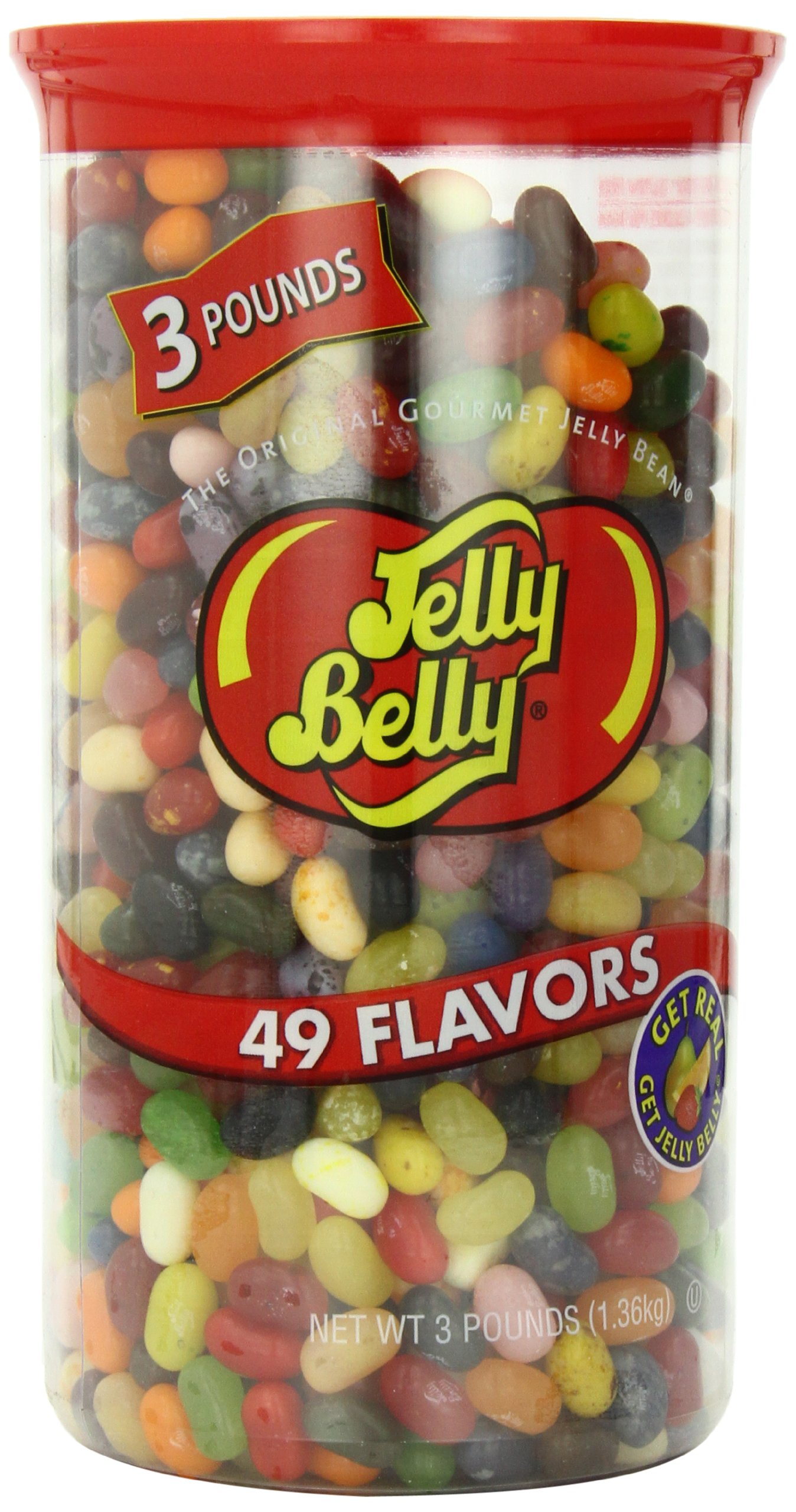 Jelly Belly Jelly Beans, Assorted Flavors, 3 lb Tub Buy Online in