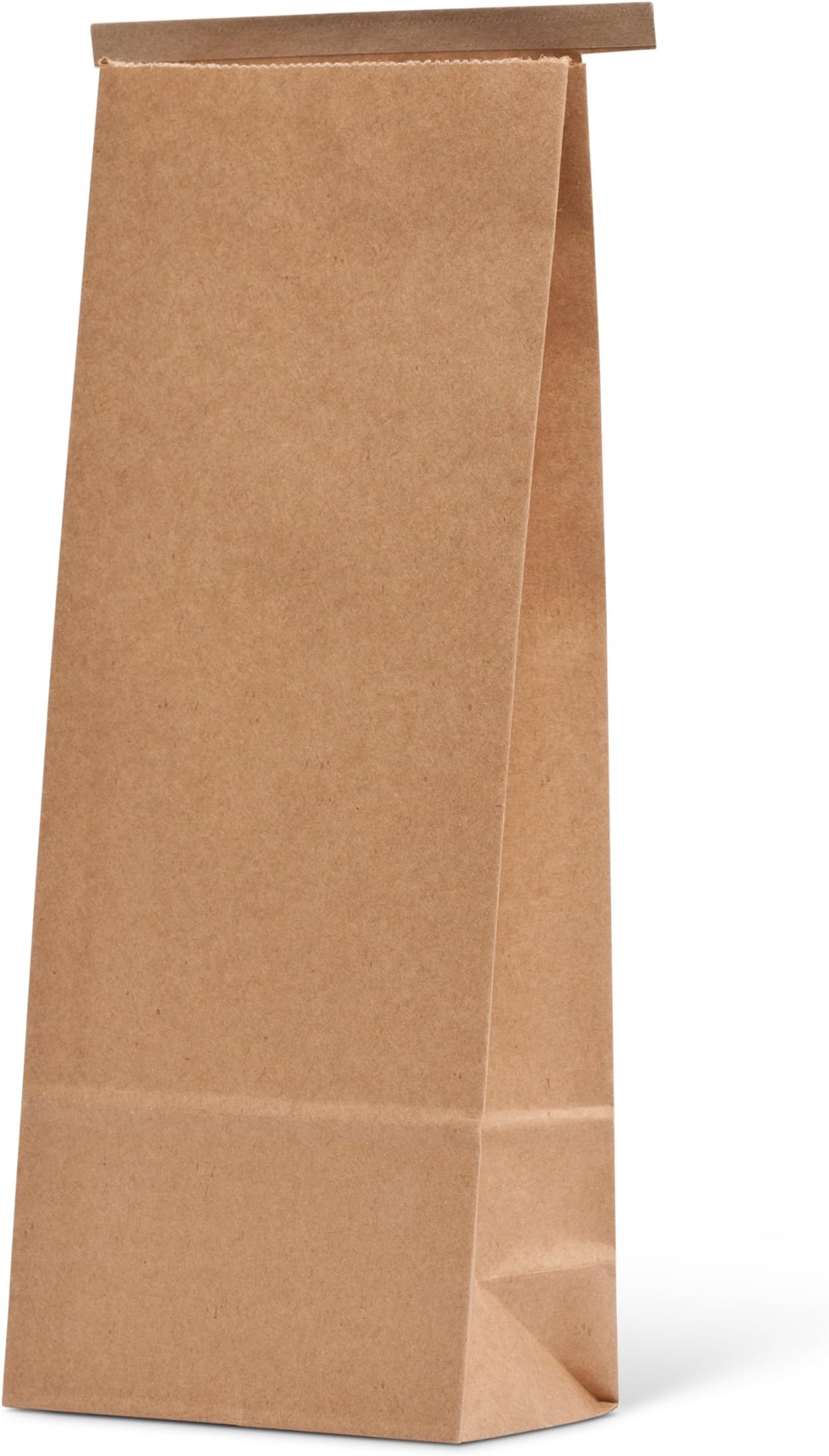 Pacific Bag 100-625 Paper Tin-Tie Bag, 2 lb/ 1 kg, Natural Kraft with White Kraft Liner, 5" Length x 3" Gusset x 12-1/2" Height (Case of 500)