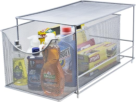 Amazon Com Sorbus Cabinet Organizer Drawer With Cover Mesh