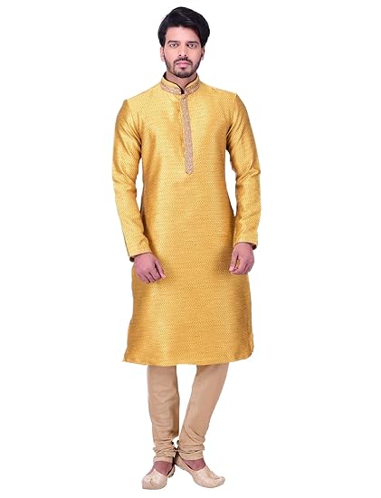 Men's Regular Fit Kurta & Churidar Set (SDES245)
