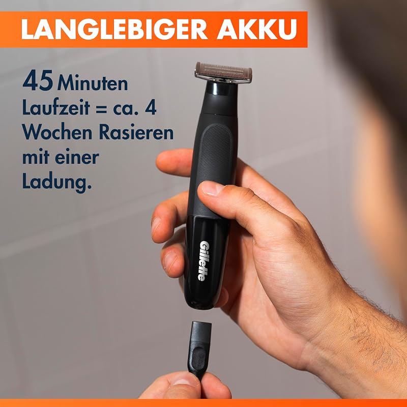 Fusion One Hybrid Rasierer Herren Elektrisch, Schwarz