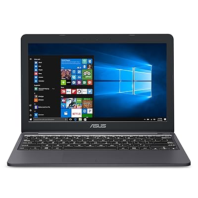 ASUS L203MA-DS04 VivoBook L203MA Laptop, 11.6&rdquo; HD Display, Intel Celeron Dual Core CPU, 4GB RAM, 64GB Storage, USB-C, Windows 10 Home In S Mode, Up To 10 Hours Battery Life, One Year Of Microsoft 365