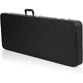 Gator Cases Hard-Shell Wood Case for Jaguar Style Guitars (GWE-JAG) | Protect your Strat or Tele styled guitar in a hardshell case with moisture-resistant tolex, lockable latches, and storage.