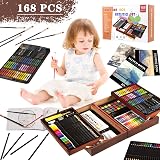 KINSPORY 168 PCS Art Set for Kids Deluxe Case Gift Teens Boys Girls view 5