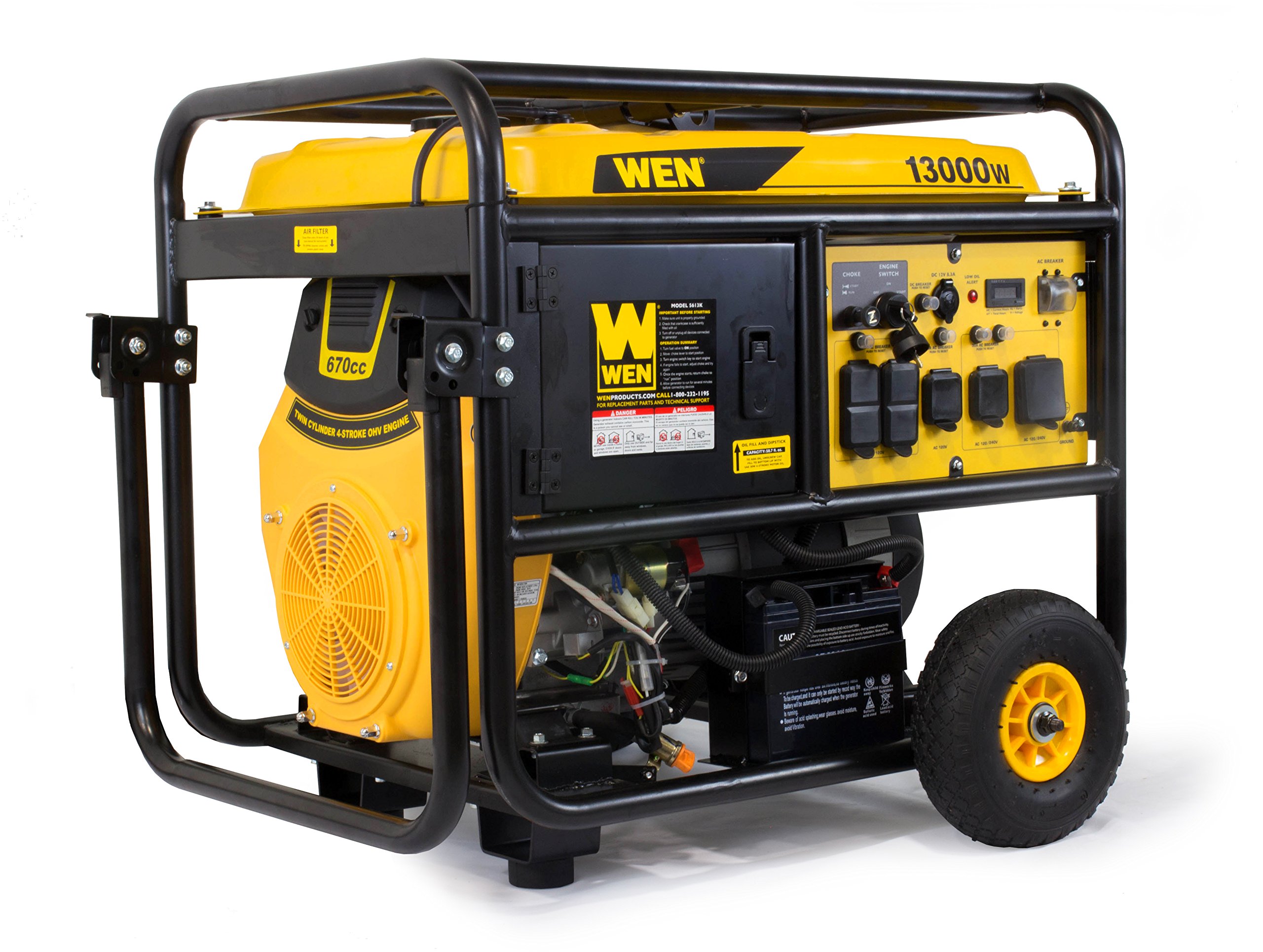 WEN 5613K 11000 Running Watts/13000 Starting Watts, GasPowered