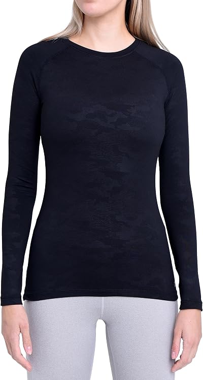 TCA Super Thermal Top Women Ladies Thermal Vest Black XXL Ski Base Layer