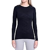 TCA Super Thermal Long Sleeve Women Running, Ski Base Layer - Compression Shirts Woman, Workout Tops for Women