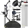 CENWTY Compound Bow Fishing Combo Kit - 20-70 LBS Hunting Bow with Bowfishing Arrow and Fishing Reel for Bowfishing Archery Hunting, Complete Kit