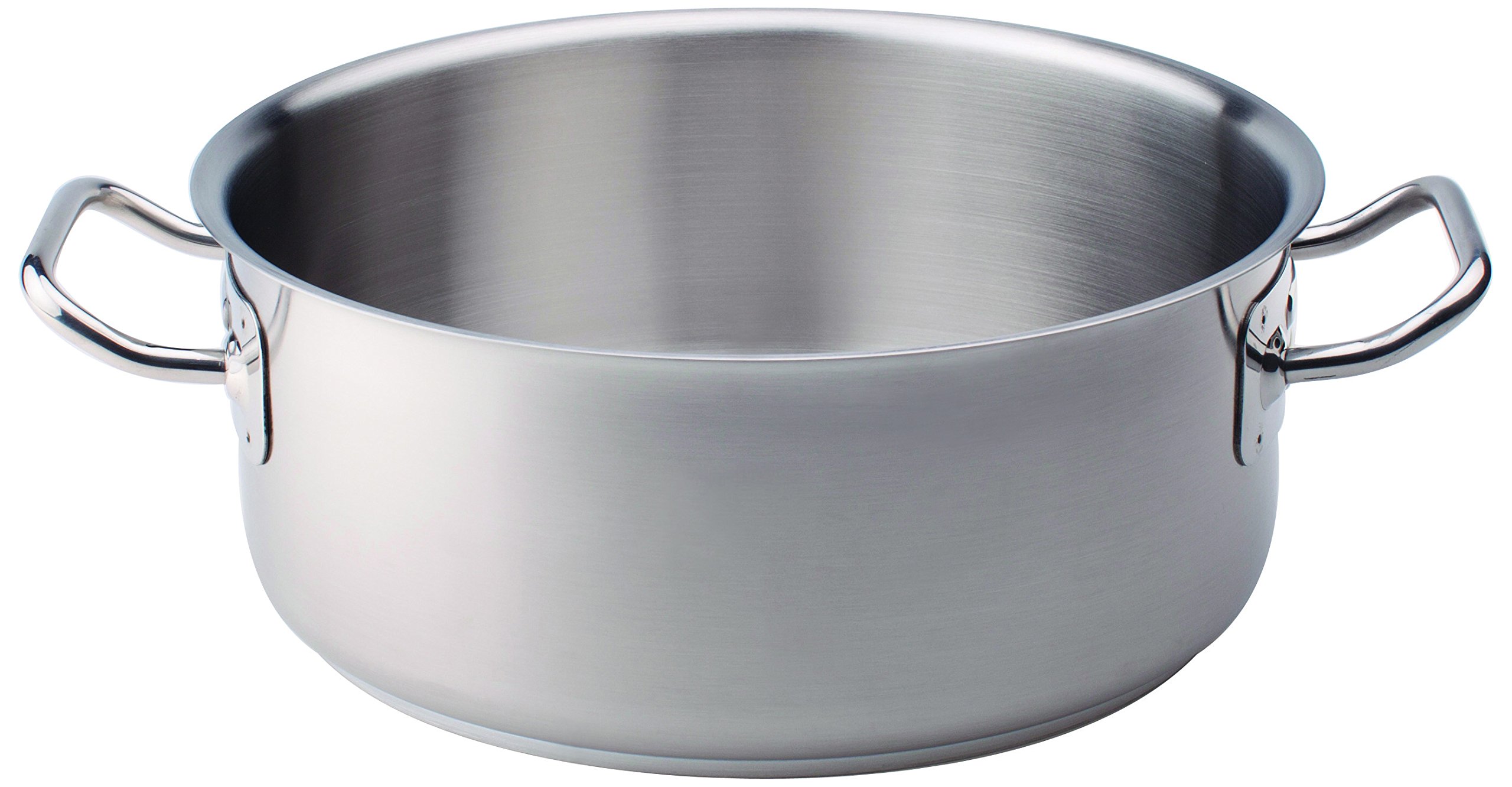 Pentole Agnelli Stainless Steel Casserole Pot With 2 Handles, 1.5 Litre