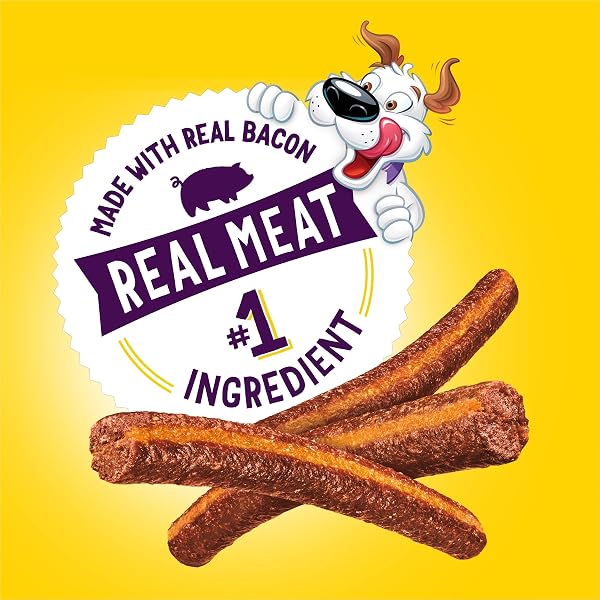 BEGGIN’ FLAVOR STIX TREATS FOR DOGS WITH BACON AND CHEDDAR JACK FLAVOR – 25 OZ. POUCH