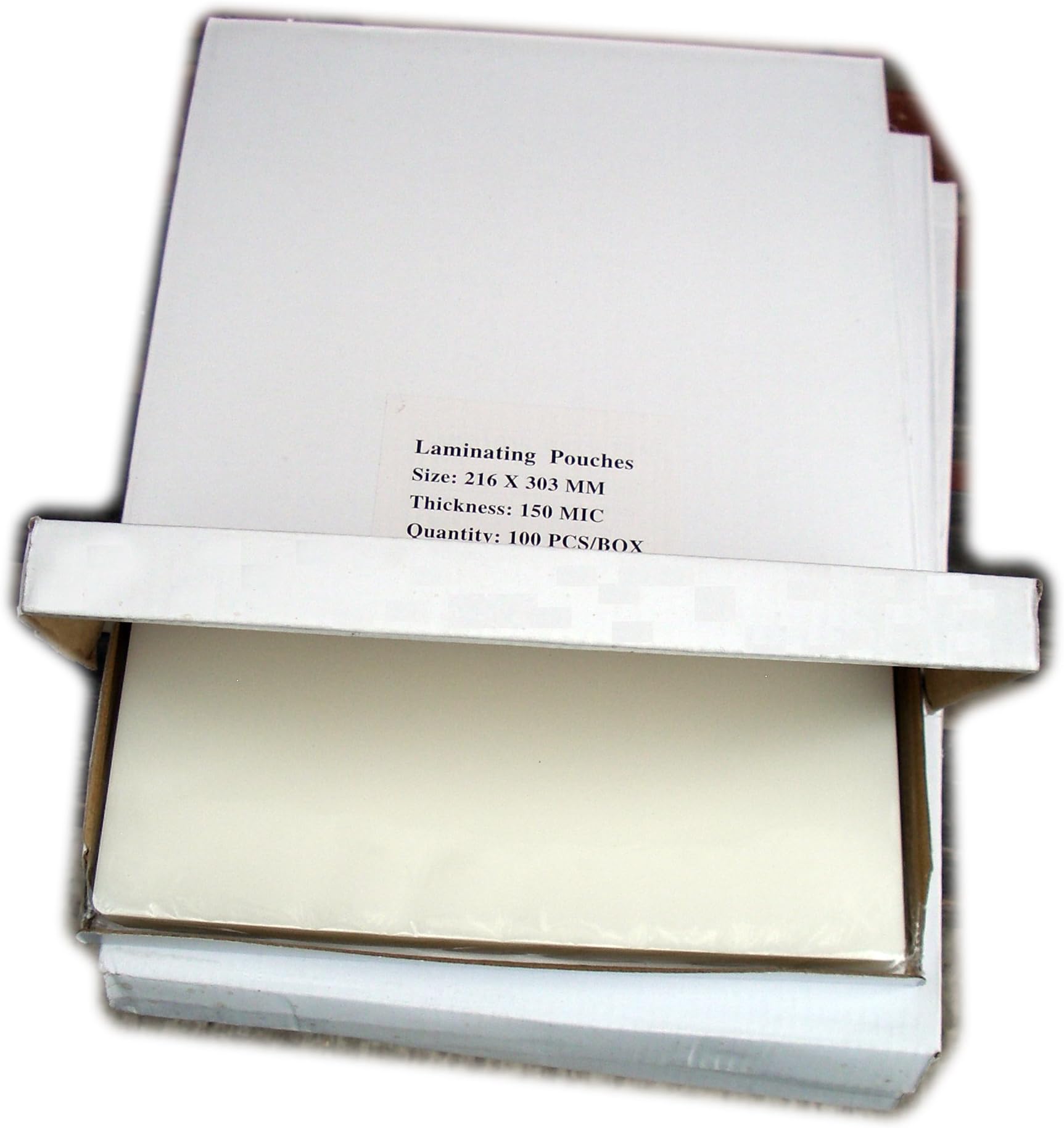 David Johns Papers Laminating Pouches - 100 per Carton 150mic Thickness Size 216 x 303mm