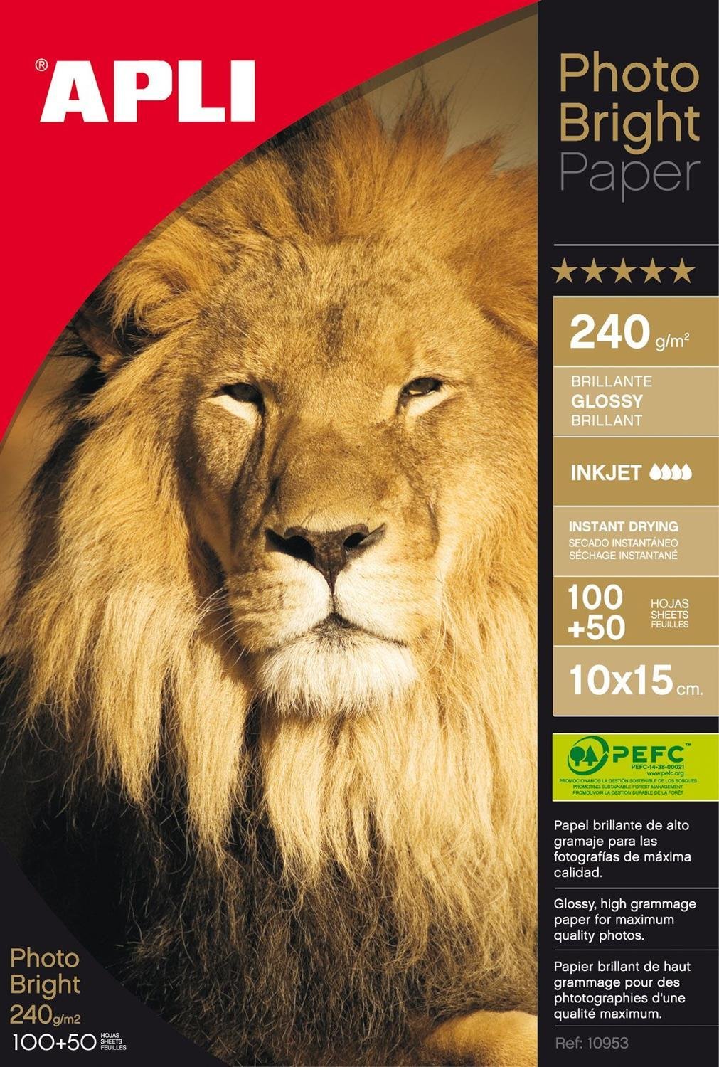 Agipa 150 Sheets Photo Paper 10 x 15 cm 240 g