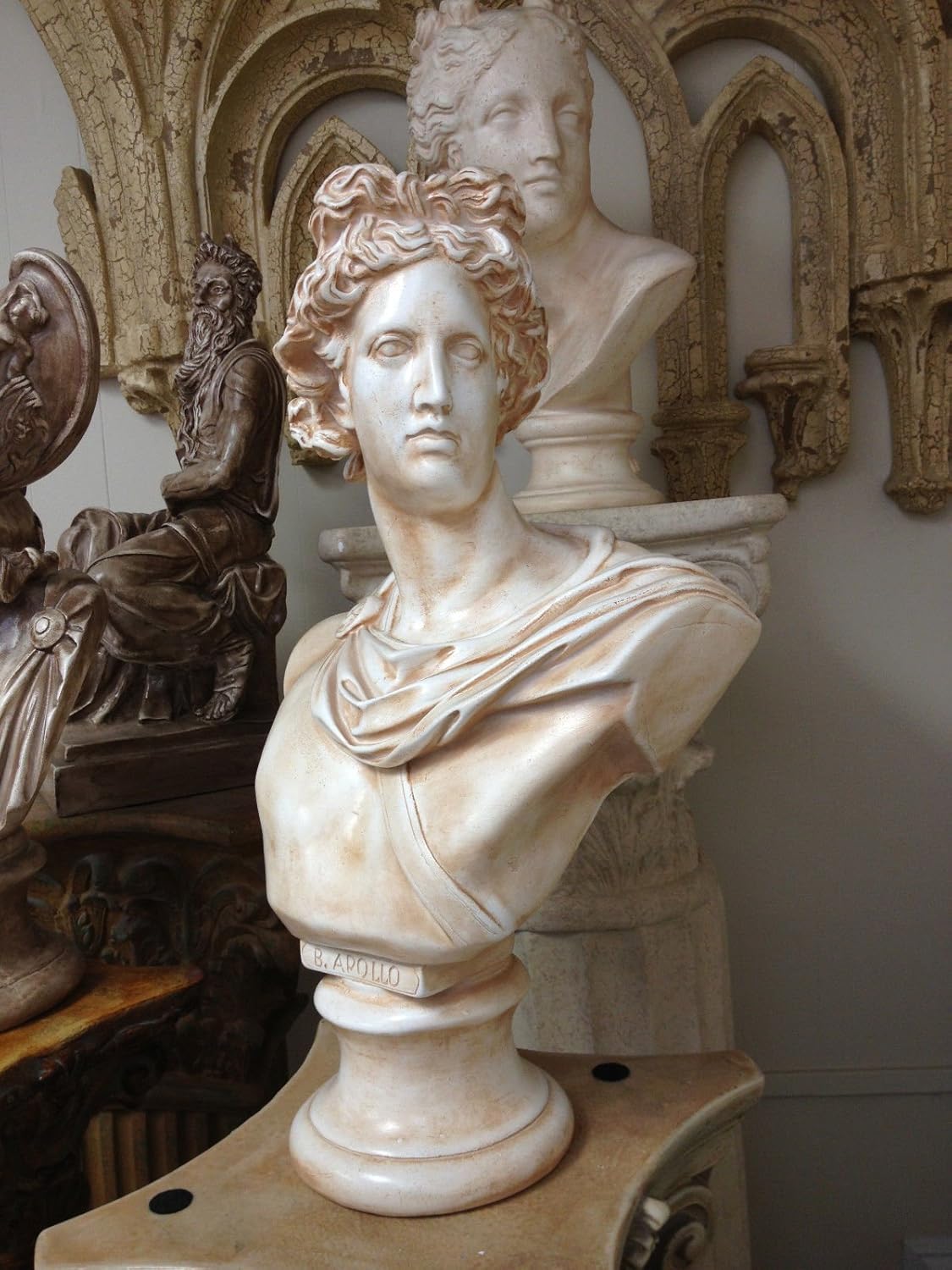 Classic Sculpture of Apollo Bust Famous