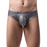 Mens Thongs Sexy Low Rise Shiny Underwear 3D pouch Jockstrap T-Back G-String Bikini Briefs Comfort Panties for Men