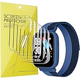 Lamshaw Compatible for BIGGERFIVE BW02 Smart Watch Screen Protector, [6 Pack] Full Coverage TPU Clear Film Compatible for BIGGERFIVE BW02 Smart Watch (6 Pack)