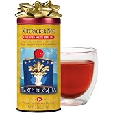 The Republic of Tea Nutcracker Nog Herbal Tea, 36 Count | Caffeine free rooibos tea with notes of vanilla and nutmeg. Gluten Free. Enjoy with a splash of milk.
