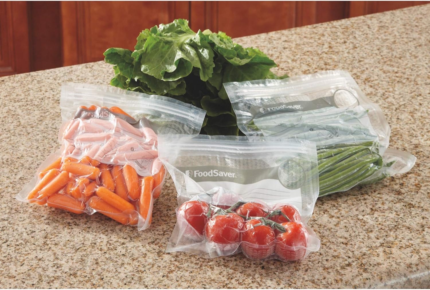 FoodSaver 1Quart BPAFree Multilayer Construction Vacuum Zipper Bags